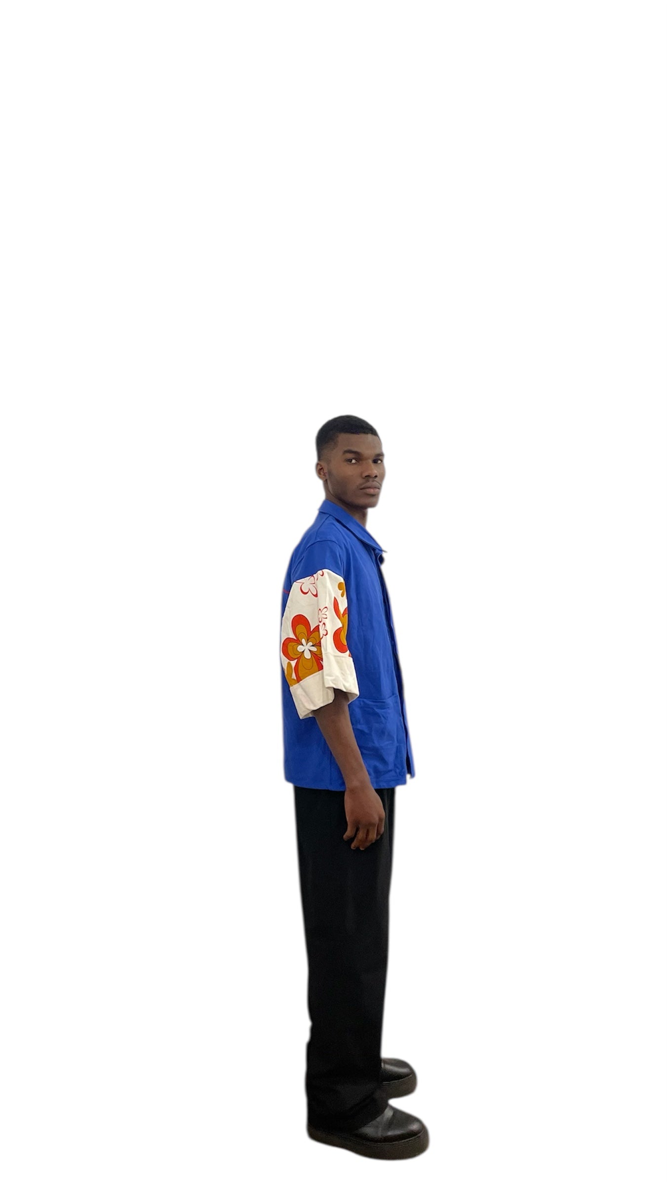 Veste kimono à fleurs