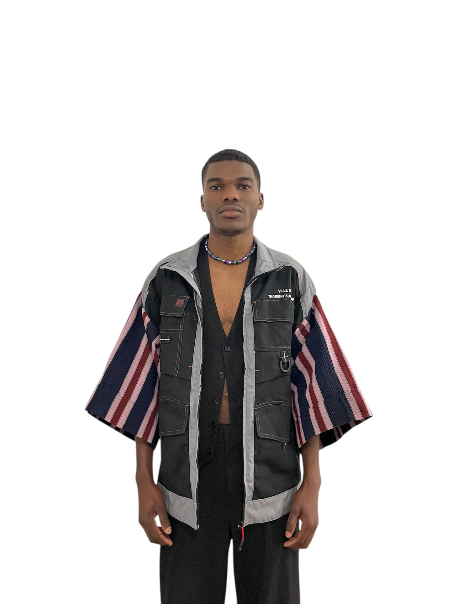 Veste kimono grise